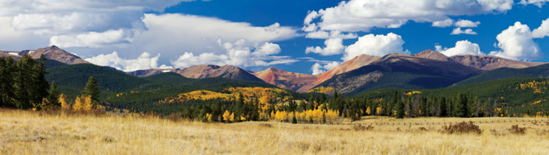 Scenic view of Colorado's mountains.