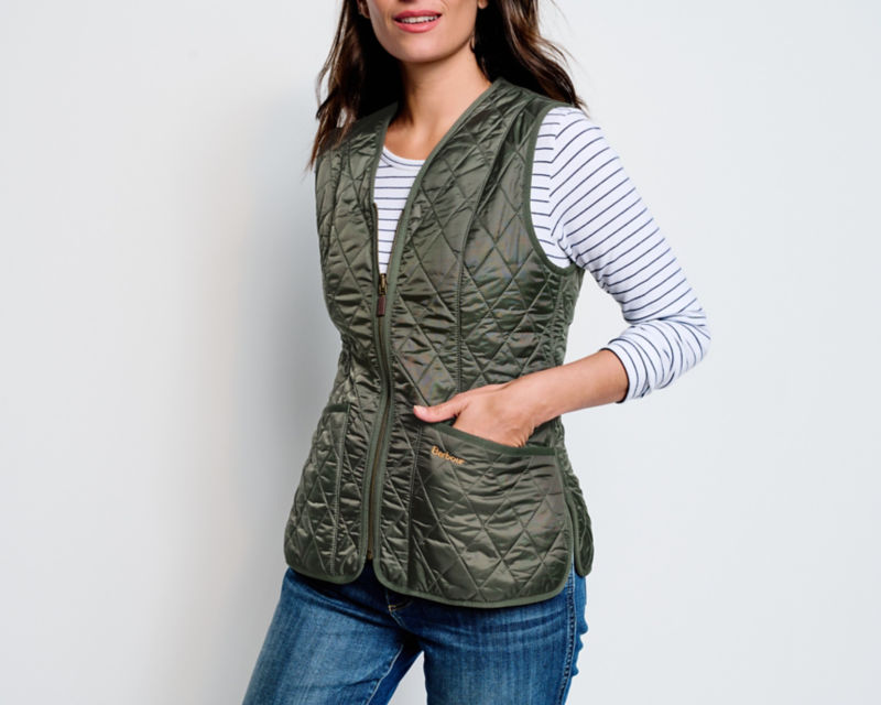 Barbour&reg; Women&rsquo;s Fleece Betty Gilet/Liner - OLIVE image number 2