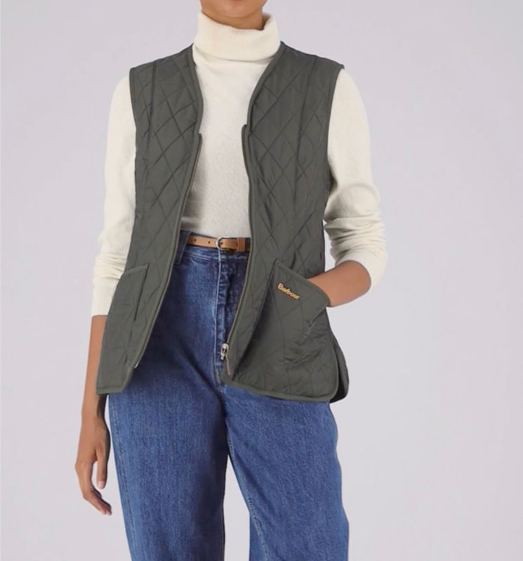 Barbour Fleece Betty Gilet Catwalk Video image number 3