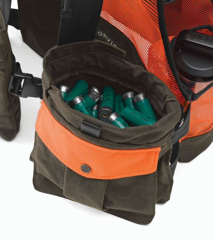 Waxed Cotton Strap Vest - OLIVE BLAZE image number 5