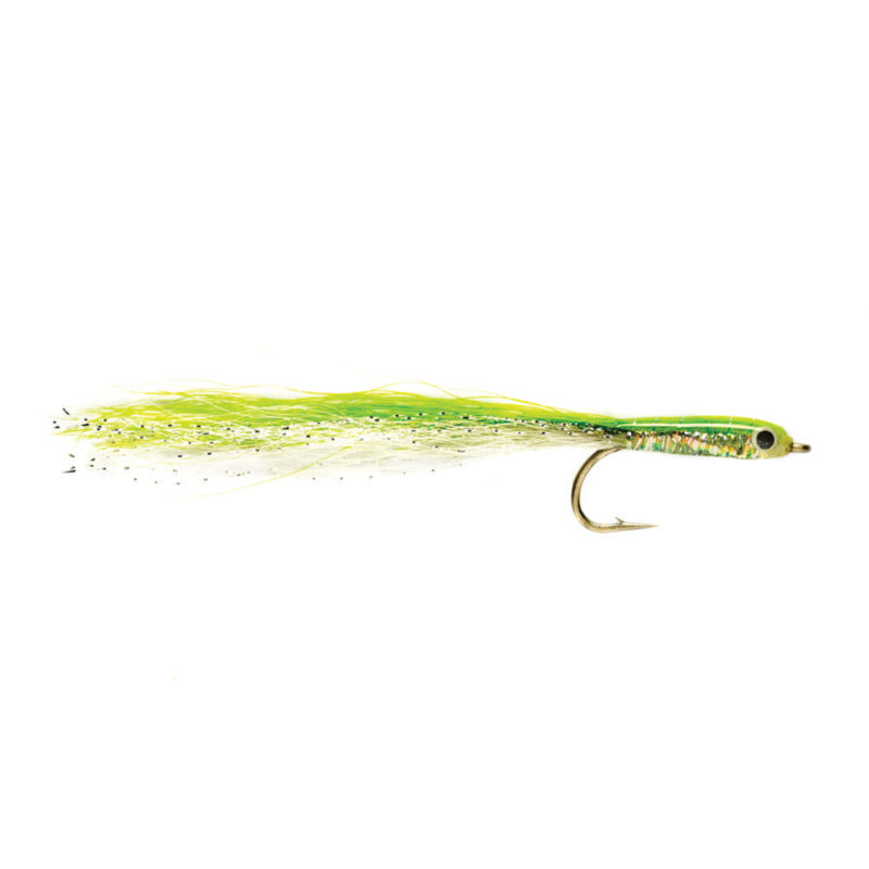 EZ-body sand eel teaser, saltwater flies, striper flies, Surf