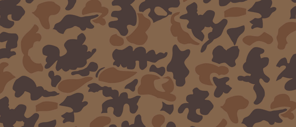 A flat illustrated image of the 1971 camo pattern
