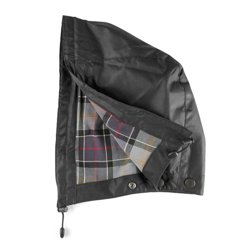 Barbour&reg; Waxed Cotton Hood - BLACK