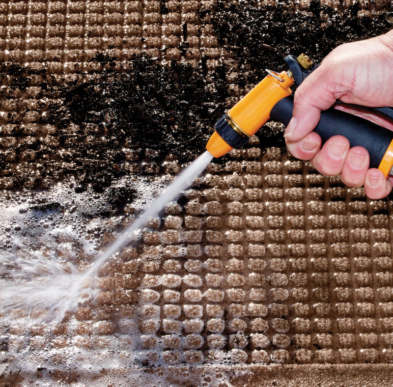 Recycled WaterHog&reg; Grid Mat - CAMEL image number 3