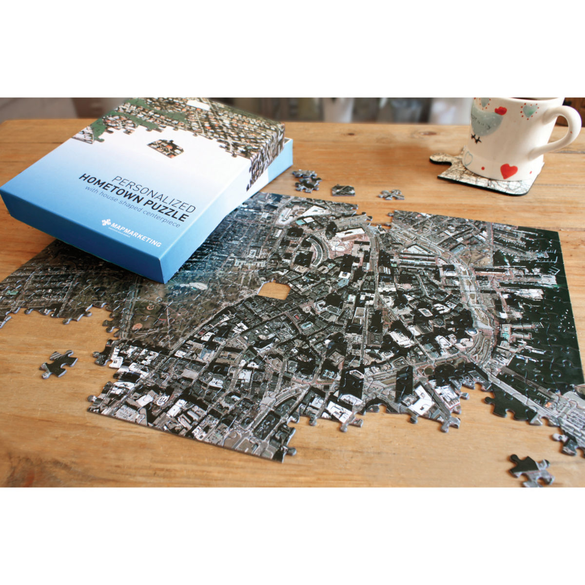 Aerial Hometown Jigsaw Puzzle - image number 0