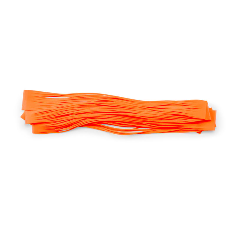 Silicone Flutter Legs - FLUORESCENT ORANGE