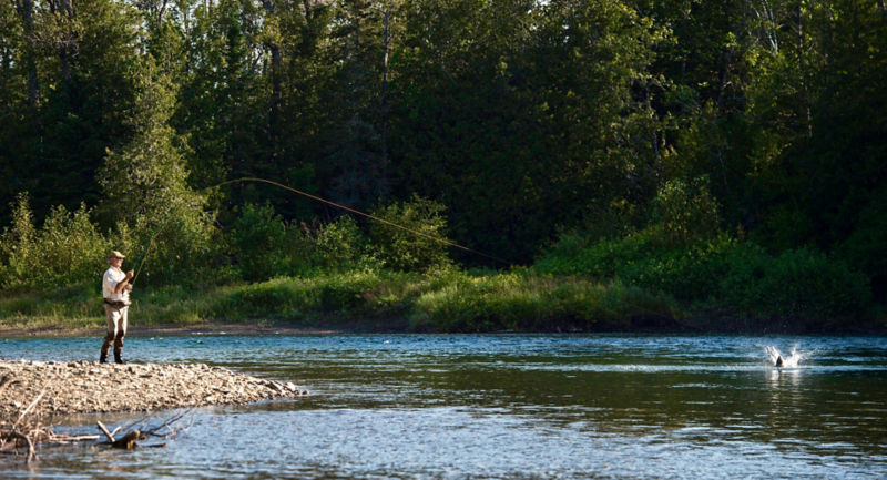 Salmon Lodge & Camp Bonaventure featured in Fly Rod & Reel