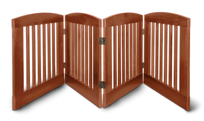 Panel Zig-Zag Dog Gates - CINNAMON