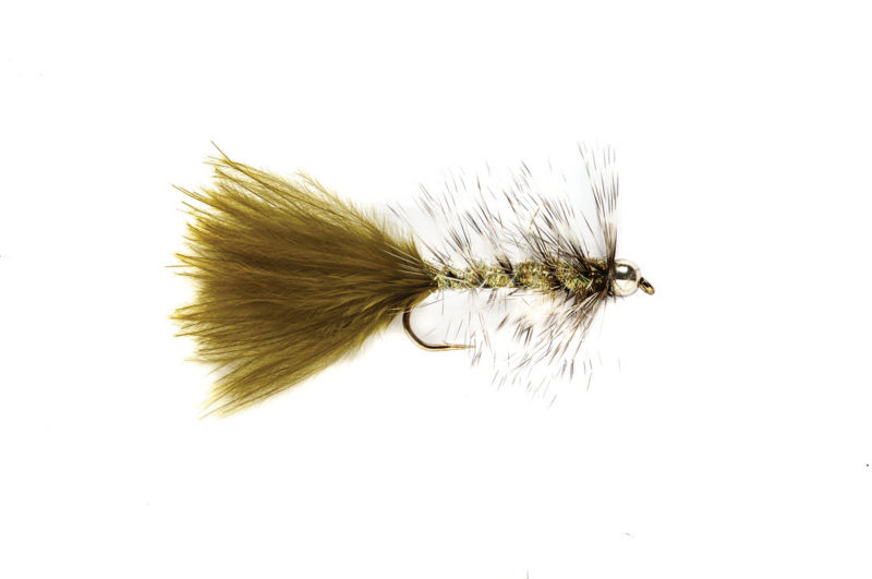 Bead Head Flash Bugger - OLIVE