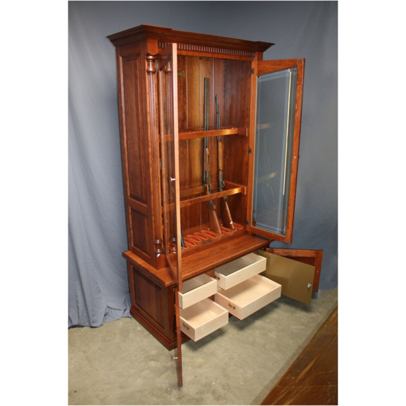 Cherrywood Security Gun Cabinet -  image number 2