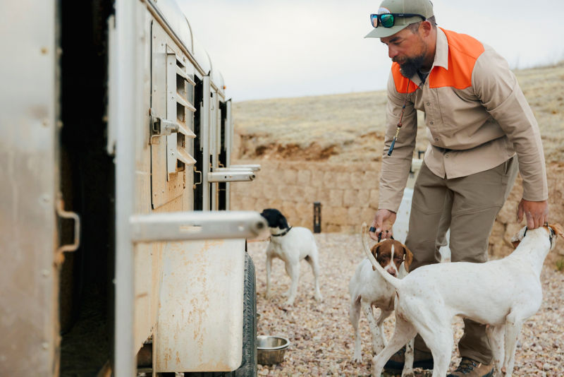 PRO Upland Brush Shirt - BLAZE/BRINDLE image number 2