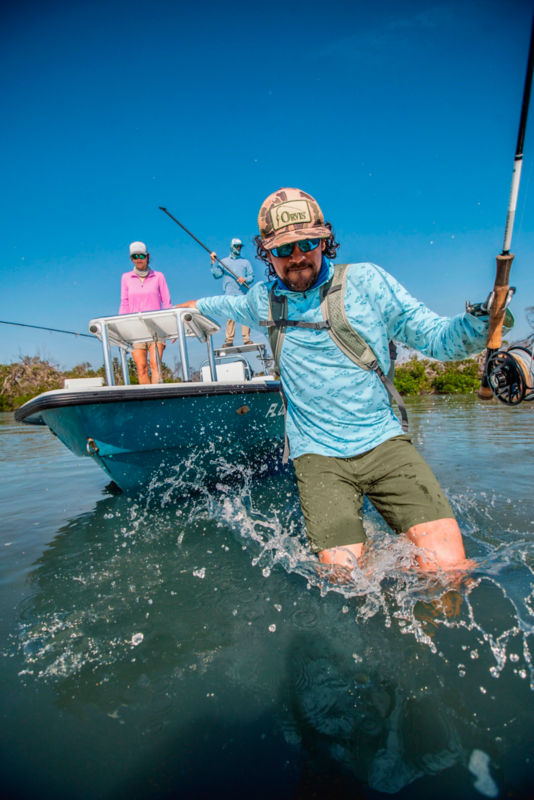 Men's Sun Defense 1/4-Zip - BLUE MIST TARPON image number 3