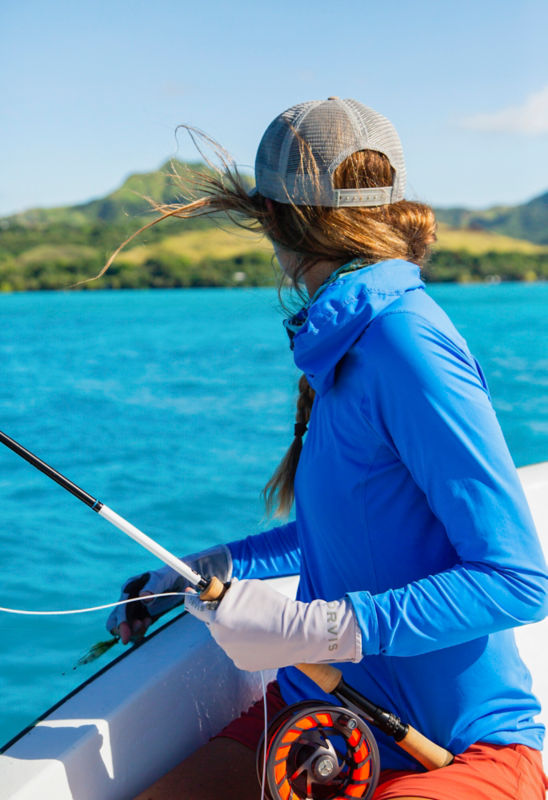 Orvis Sun Glove - LIGHT GRAY image number 1