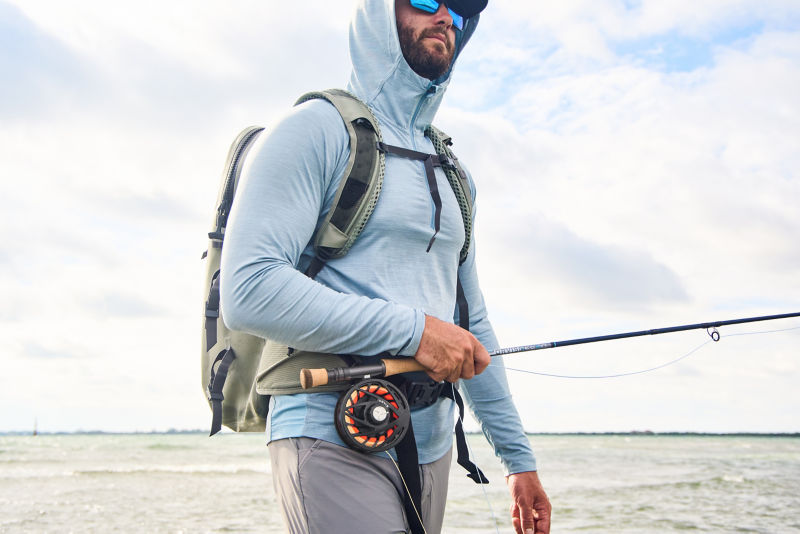 Men's PRO Sun Hoodie - BLUE FOG/TITANIUM image number 6