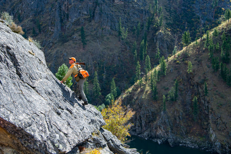 Men&rsquo;s Long-Sleeve Midweight Shooting Shirt - SAND/BLAZE image number 2