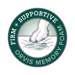 Memory Foam Logo -  Firm + Supportive