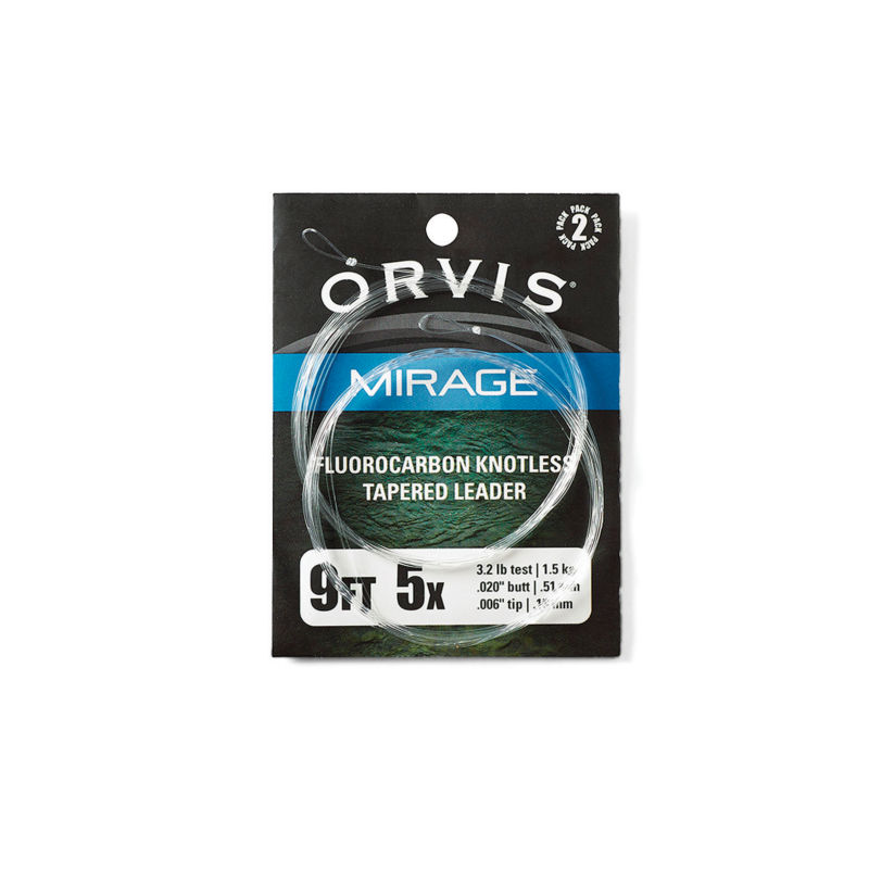 Details about   Orvis Mirage Fly Fishing Leaders 2 Pack Various Sizes 