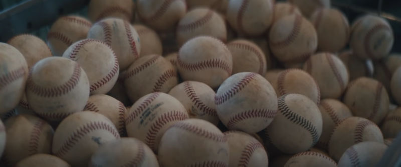 Off Season video image&mdash;a pile of baseballs.