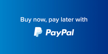 Buy now, pay later with PayPal.