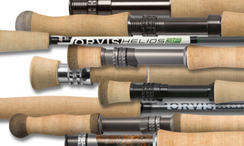 A grouping of fly rods.