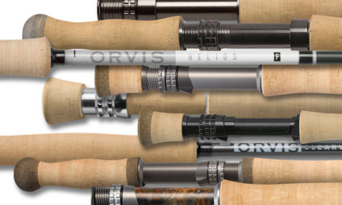 A grouping of fly rods.