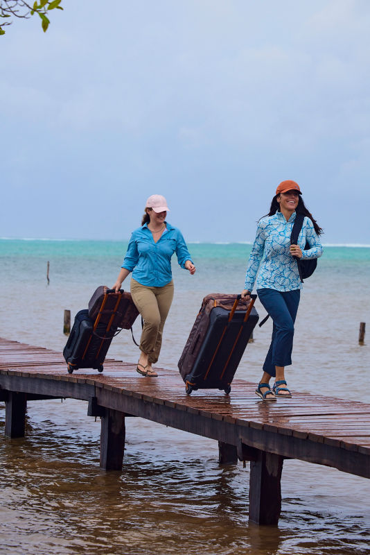 Trekkage&trade; LT Adventure 40L Carry-On Roller Bag - GREEN image number 7