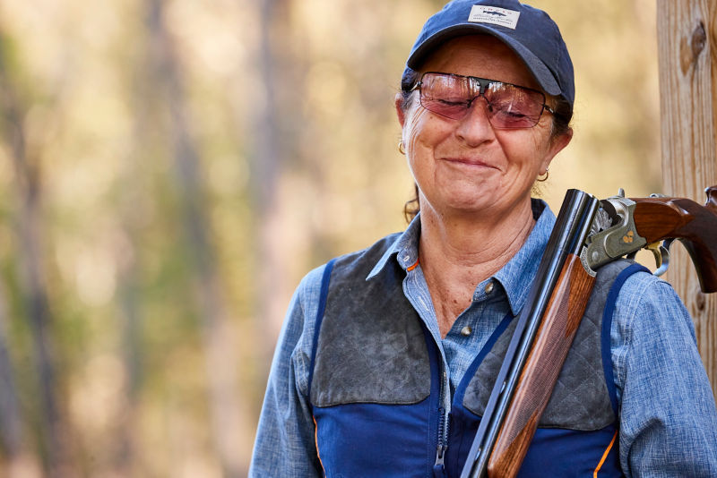 Paula Moore smiling at the camera.