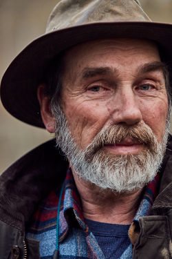 close up of a mans face