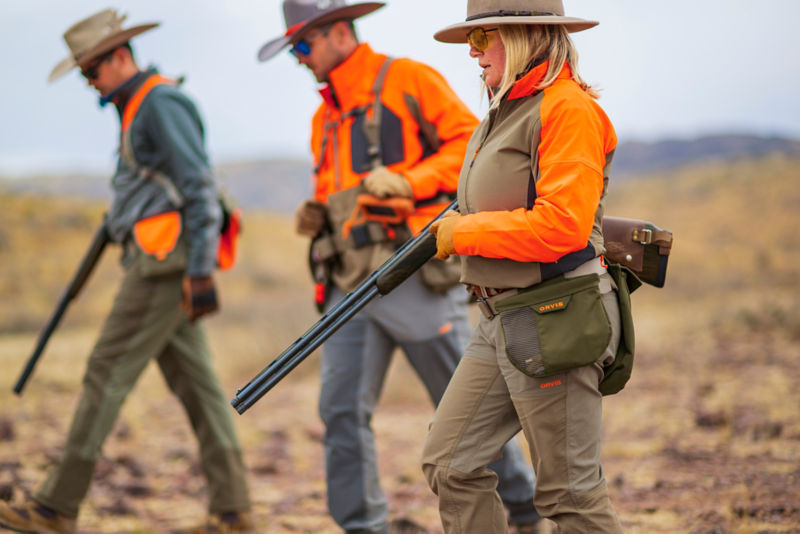 Women&rsquo;s PRO LT Softshell Pullover - TAN/BLAZE image number 7