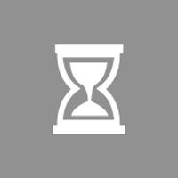 An icon of a white timer sitting on a gray background.