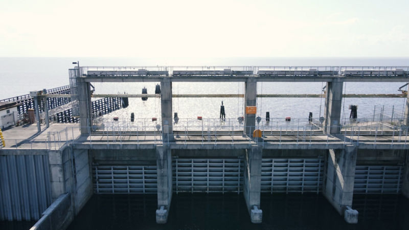 The lock system for Lake Okeechobee