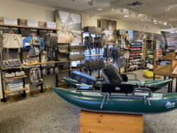 Interior shot of the Manchester fishing department