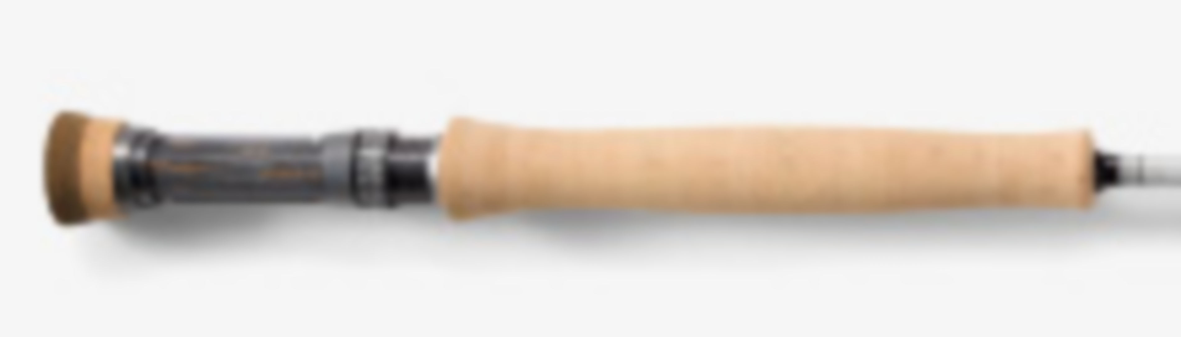 Image of the butt of a 7inch Modified Full Wells downlocking seat w/.75 fighting butt on a 9 foot 6 wt. Helios D