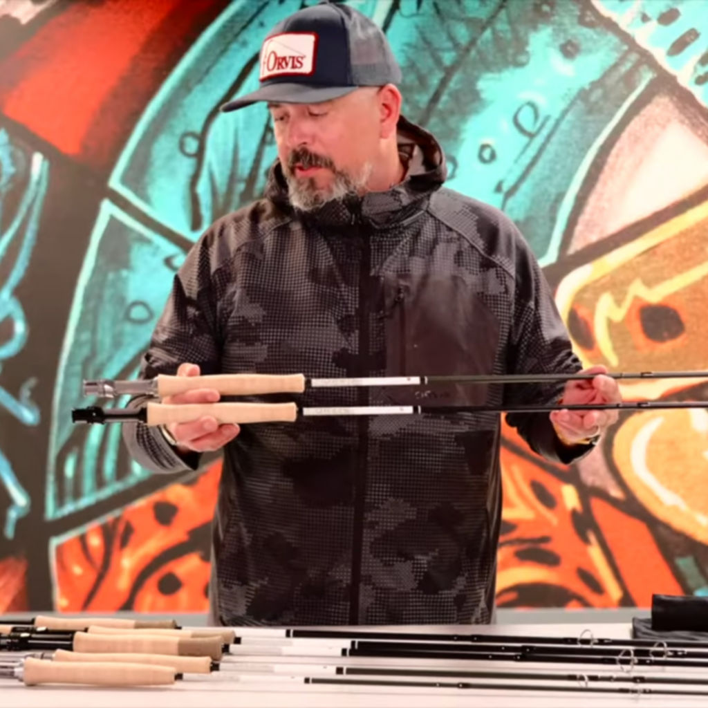 Shawn Combs holds Helios F and D rods. image number 6